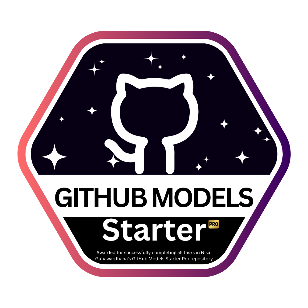 GitHub Models Starter Pro